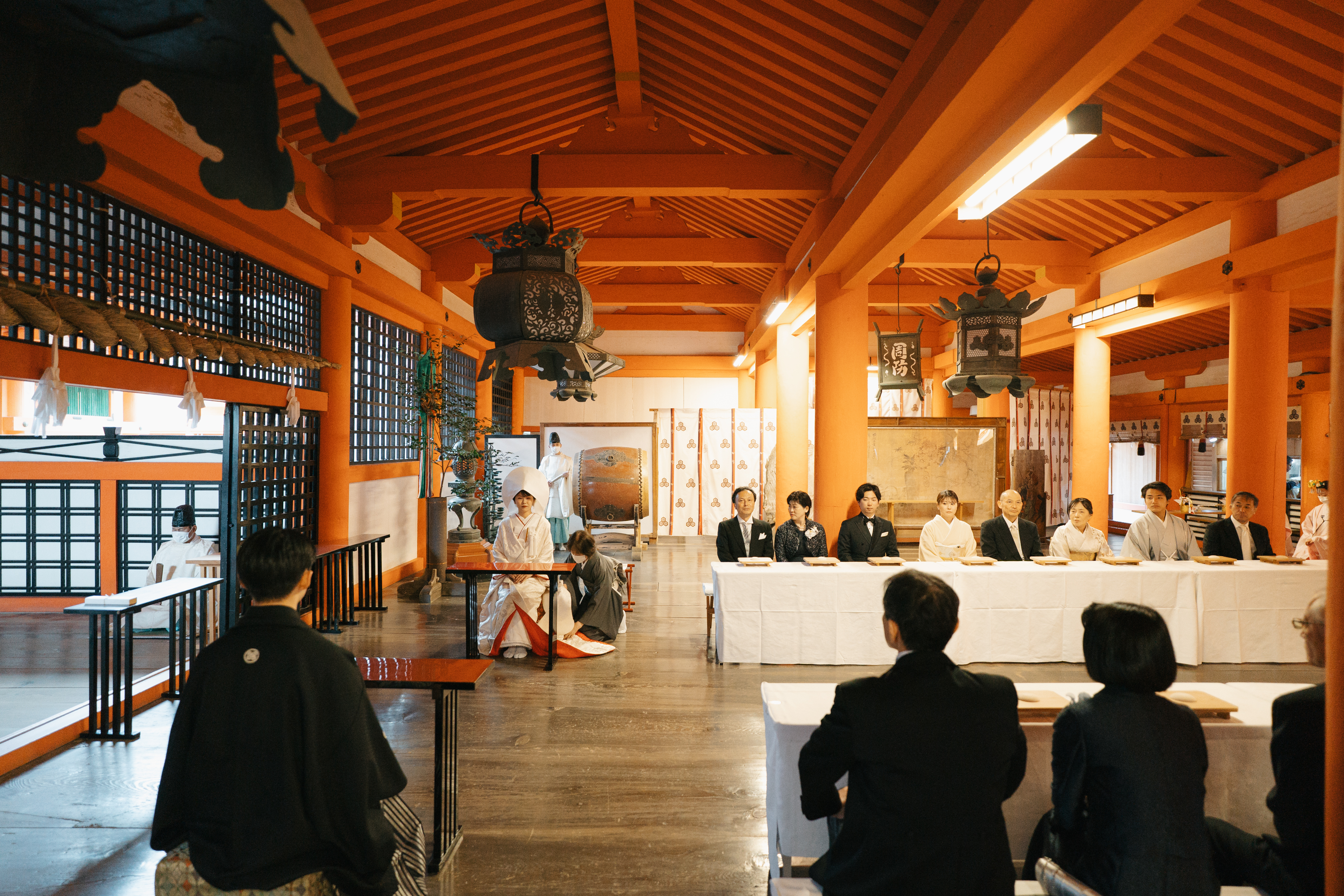 10:00 嚴島神社本殿にて挙式開始