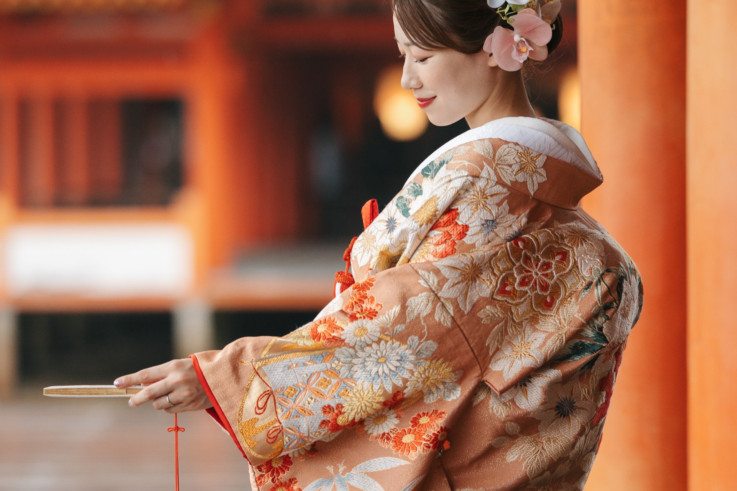 お色直し衣裳・美容着付